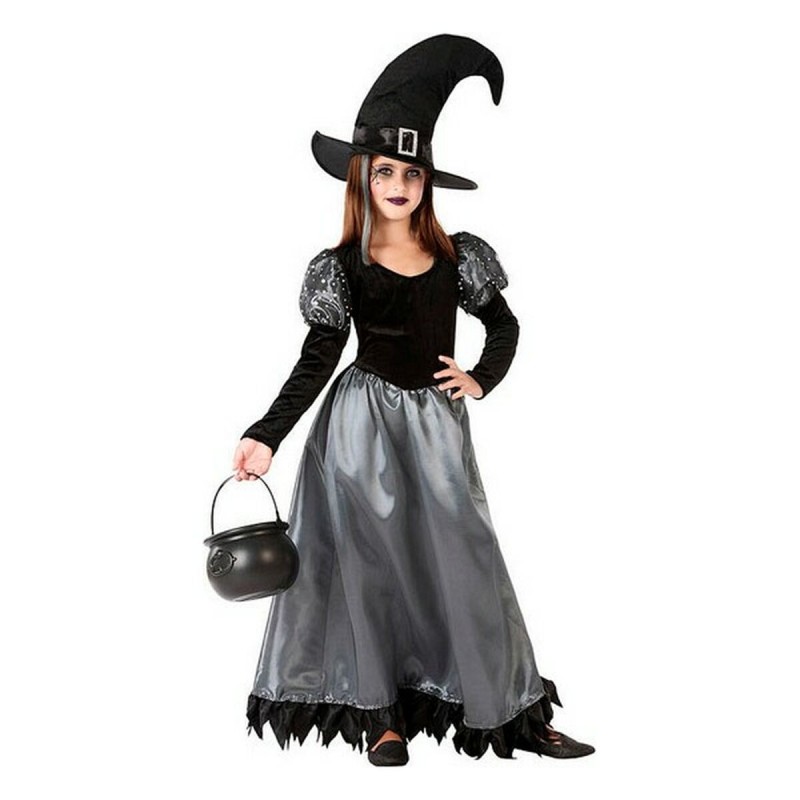 Déguisement pour Enfants 112209 Noir Gris (2 pcs) Sorcière - Acheter à 20,92 € seulement chez Collector's Boutique