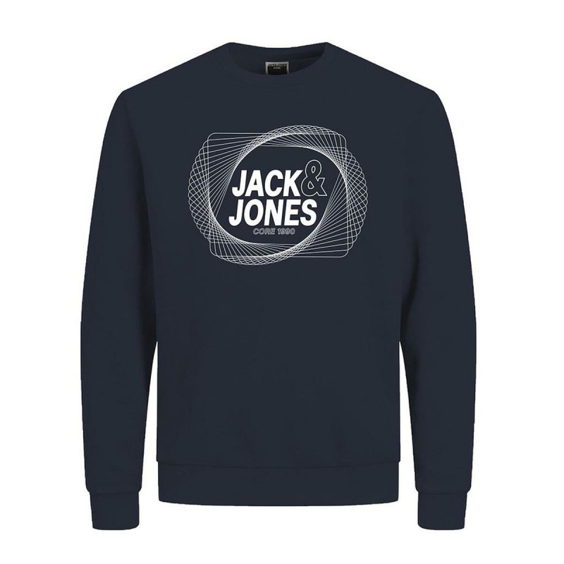 Sweat sans capuche enfant JCOLUCA Jack & Jones 12226492 Blue marine - Acheter à 17,93 € seulement chez Collector's Boutique