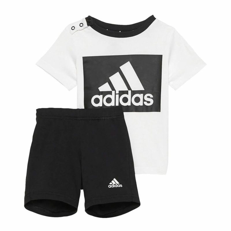 Ensemble de Sport pour Enfants Adidas Essentials Baby Blanc - Acheter à 22,79 € seulement chez Collector's Boutique