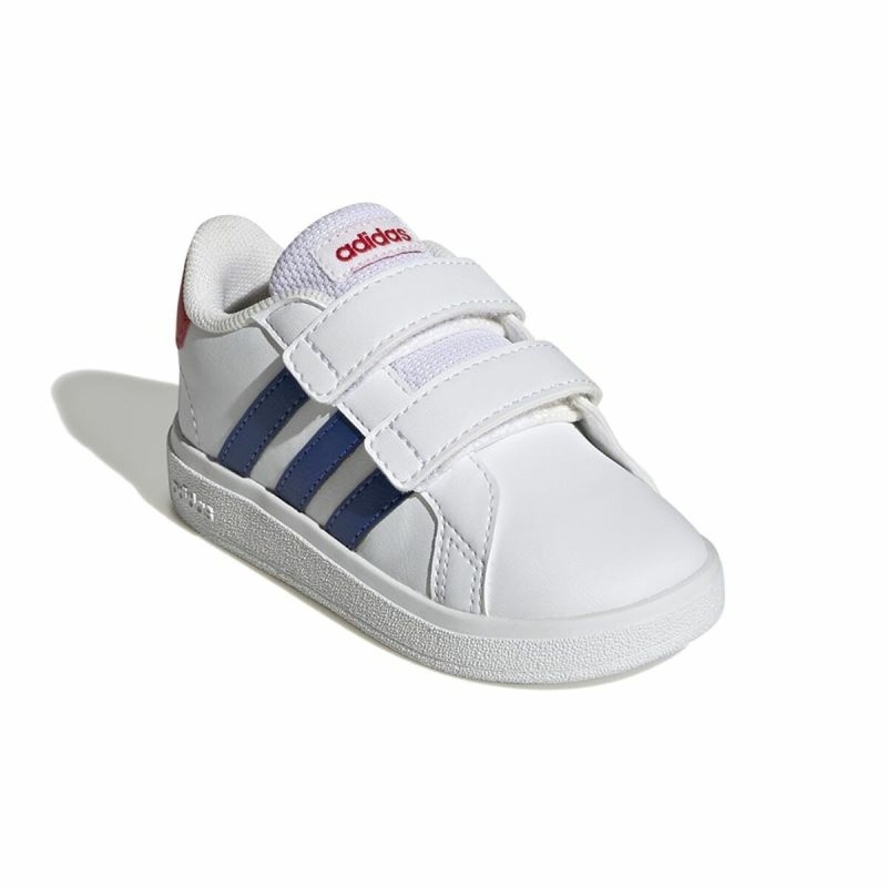 Chaussures de Sport pour Enfants Adidas Grand Court Blanc - Acheter à 24,43 € seulement chez Collector's Boutique