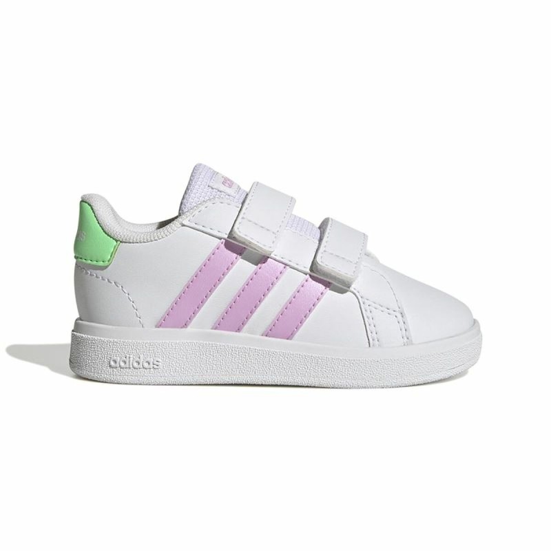 Chaussures de Sport pour Enfants Adidas Grans Court Lifestyle Blanc - Acheter à 27,12 € seulement chez Collector's Boutique