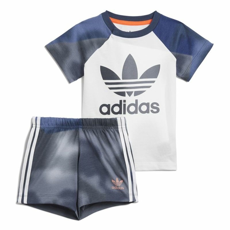 Ensemble de Sport pour Enfants Adidas Camouflage PrintBlanc - Acheter à 28,43 € seulement chez Collector's Boutique