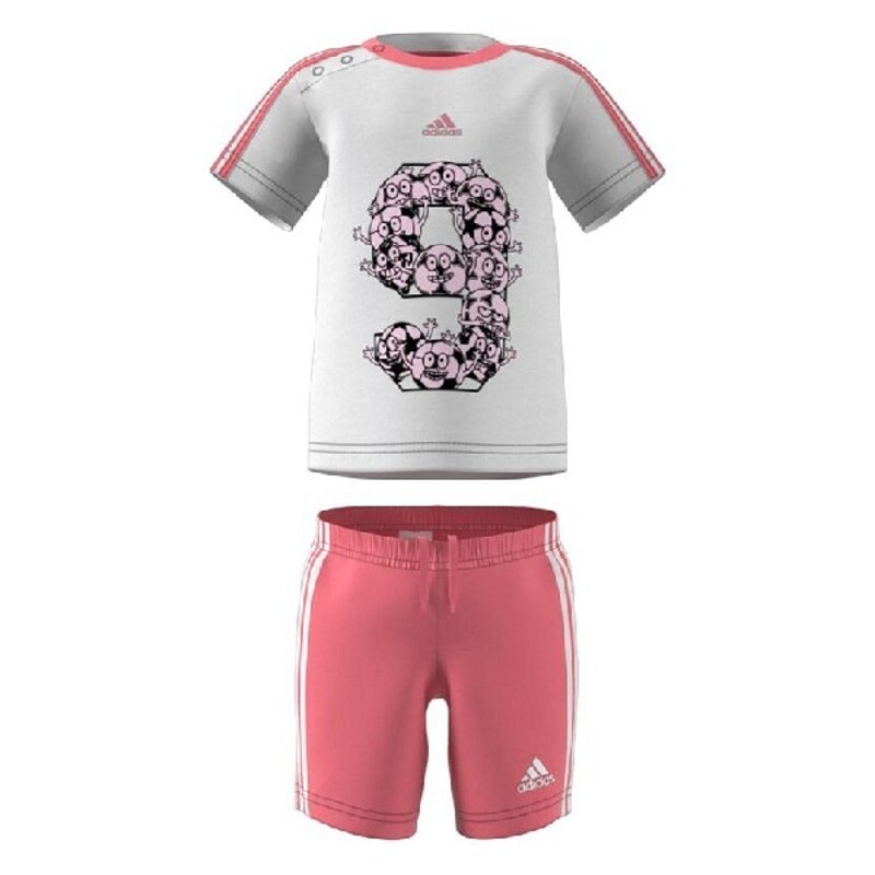 Survêtement Enfant Adidas Fille Blanc/Rose - Acheter à 25,72 € seulement chez Collector's Boutique