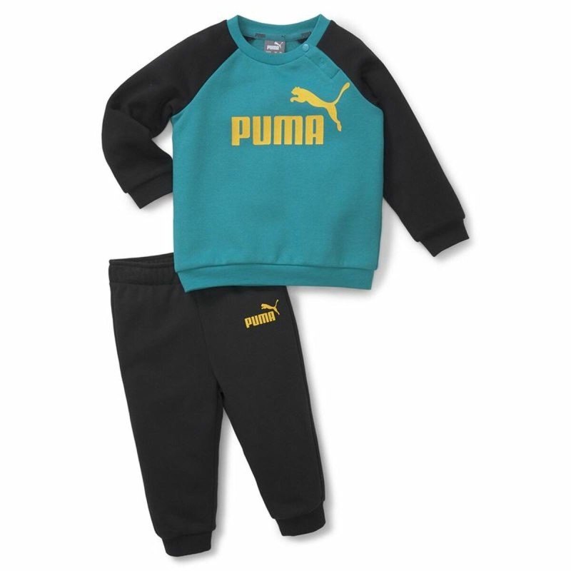 Survêtement pour Bébé Puma Minicat Essentials Noir Bleu - Acheter à 30,07 € seulement chez Collector's Boutique