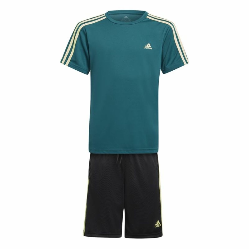 Ensemble de Sport pour Enfants Adidas Designed 2 Move Noir/Vert - Acheter à 32,64 € seulement chez Collector's Boutique