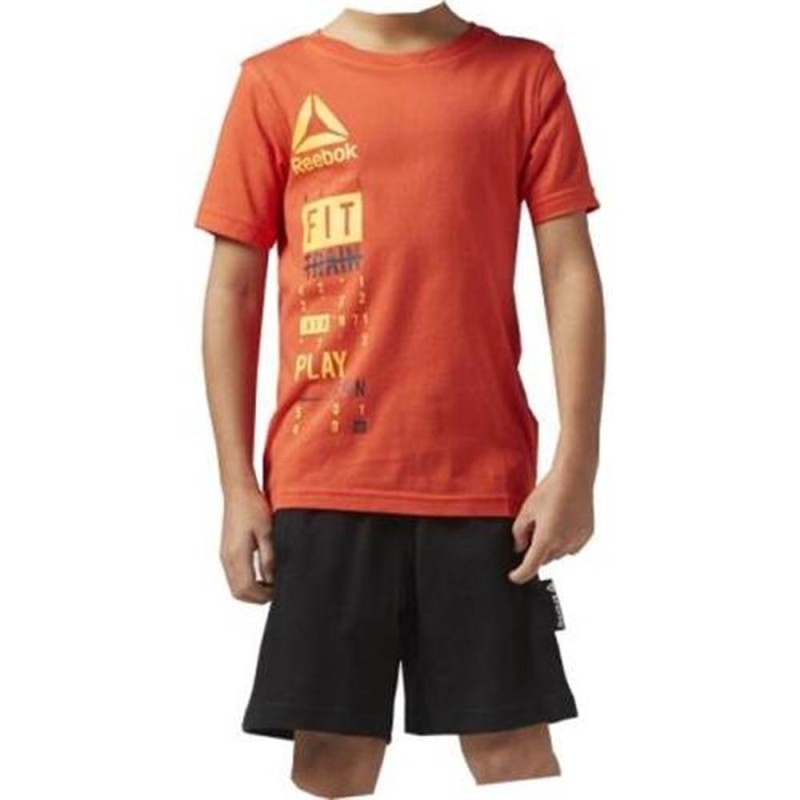 Ensemble de Sport pour Enfants Reebok BK4380 Orange - Acheter à 30,80 € seulement chez Collector's Boutique