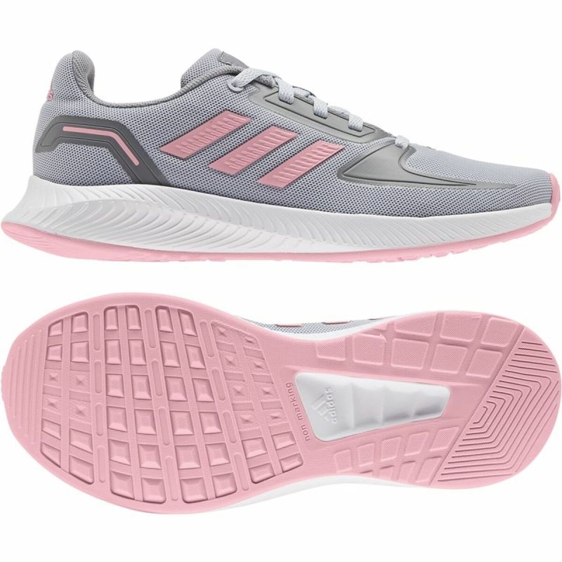 Chaussures de Sport pour Enfants Adidas Runfalcon 2.0 K Gris clair - Acheter à 34,37 € seulement chez Collector's Boutique