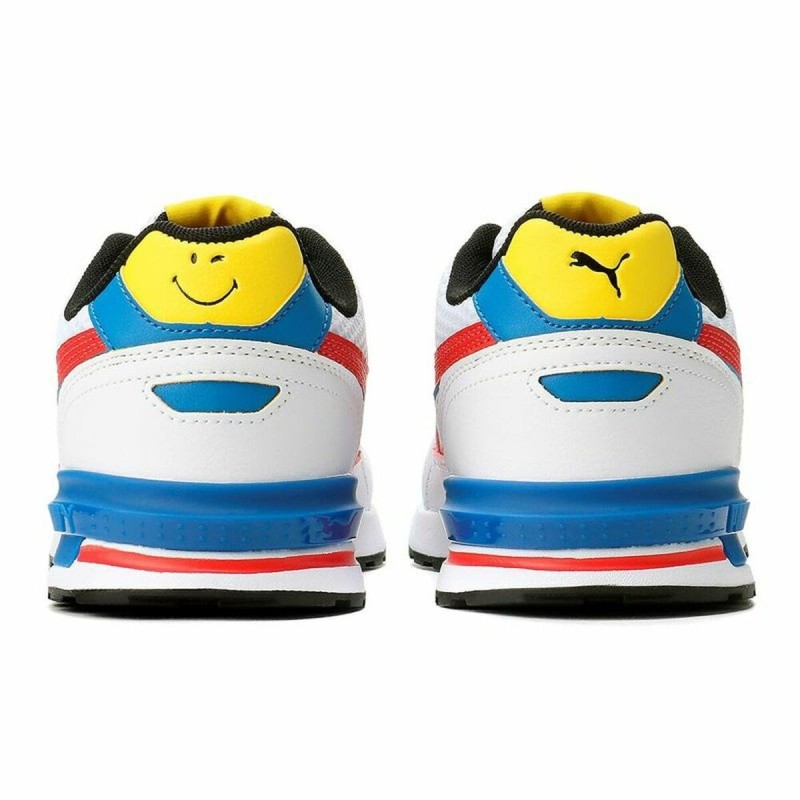 Chaussures de Sport pour Enfants Puma Graviton SMILEYWORLD Jr Blanc - Acheter à 49,78 € seulement chez Collector's Boutique