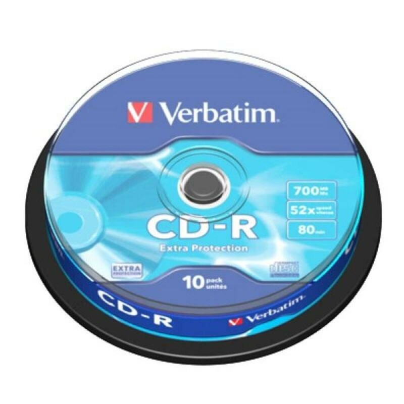 CD-R Verbatim 43437 52x - Acheter à 5,64 € seulement chez Collector's Boutique