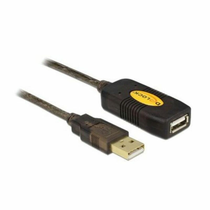 Câble de Rallonge DELOCK 82308 USB 2.0 5 m - Acheter à 17,10 € seulement chez Collector's Boutique