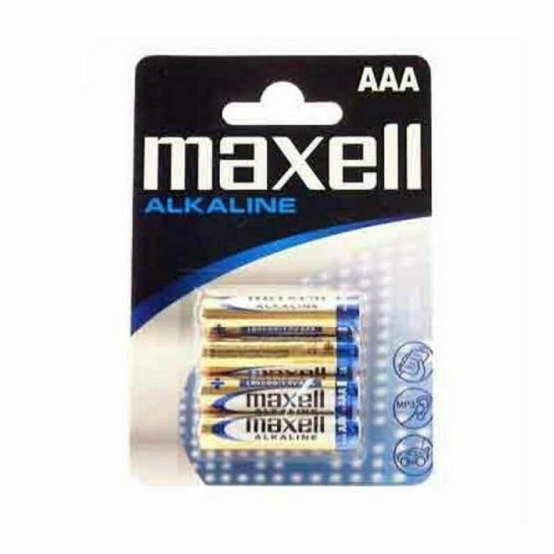 Piles Alcalines Maxell MN2400 (Pack-4) AAA 1,5 V - Acheter à 1,48 € seulement chez Collector's Boutique