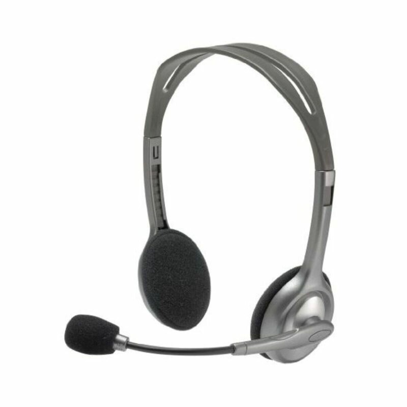 Casques avec Microphone Logitech H110 2 x Jack 1,4 m - Acheter à 18,30 € seulement chez Collector's Boutique