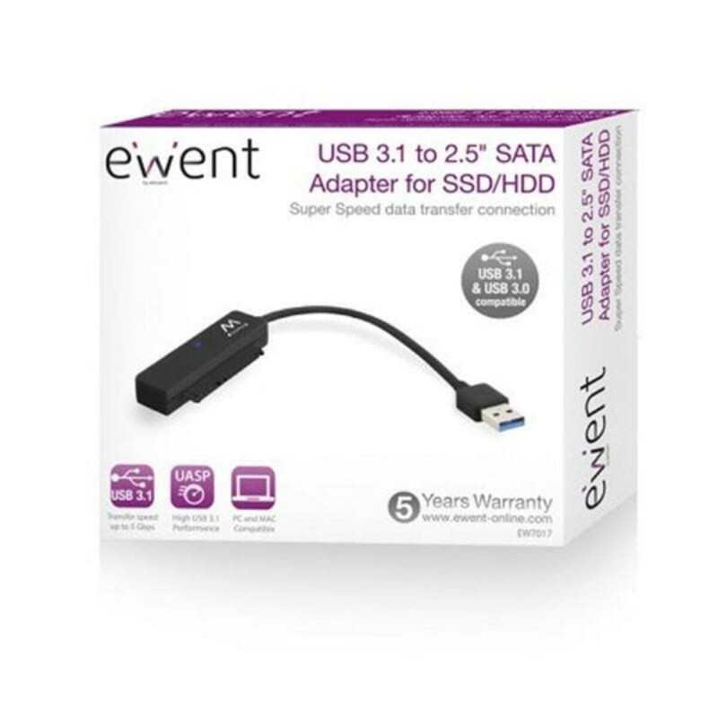 Adaptateur USB vers SATA pour Disque Dur Ewent EW7017 2,5" USB 3.0 - Acheter à 11,93 € seulement chez Collector's Boutique