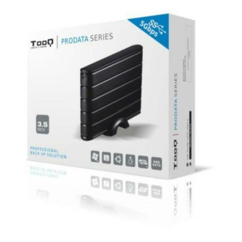 Boîtier Externe TooQ TQE-3530B HDD 3.5" SATA III USB 3.0 Noir - Acheter à 22,36 € seulement chez Collector's Boutique