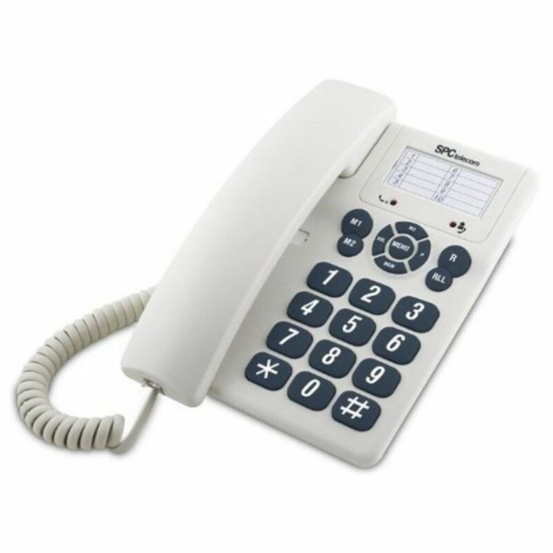 Téléphone fixe SPC 3602 Blanc - Acheter à 19,69 € seulement chez Collector's Boutique