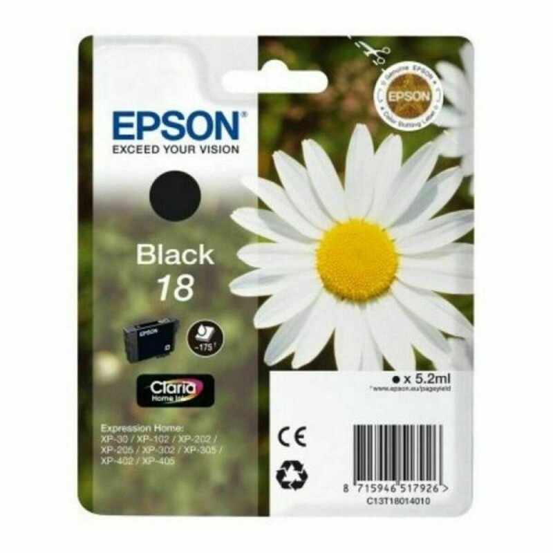 Cartouche d'encre originale Epson T1801 Noir - Acheter à 15,73 € seulement chez Collector's Boutique