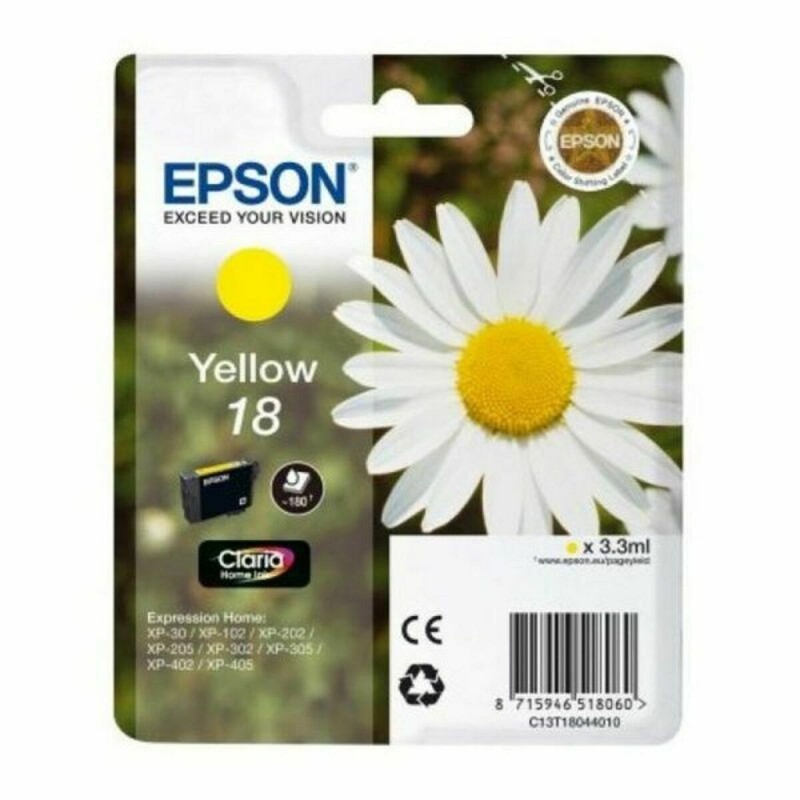 Cartouche d'Encre Compatible Epson T1804 Jaune - Acheter à 13,48 € seulement chez Collector's Boutique