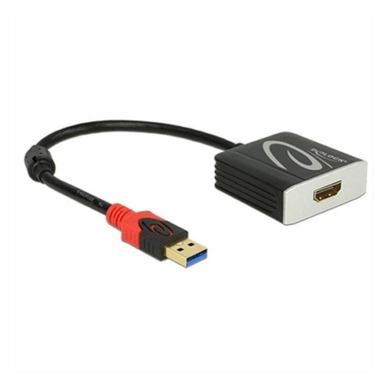 Adaptateur USB 3.0 vers HDMI DELOCK 62736 20 cm Noir - Acheter à 54,66 € seulement chez Collector's Boutique