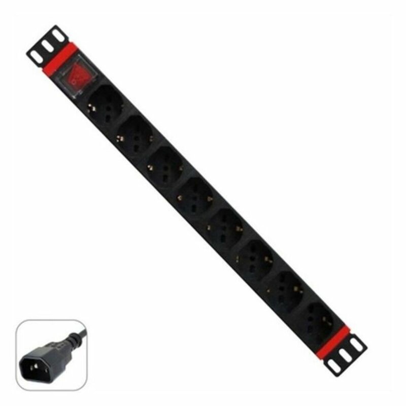 Rallonge 19'' 8 Tomas Schuko avec Interrupteur On/Off WP WPN-PDU-C01-08 - Acheter à 31,14 € seulement chez Collector's Boutique