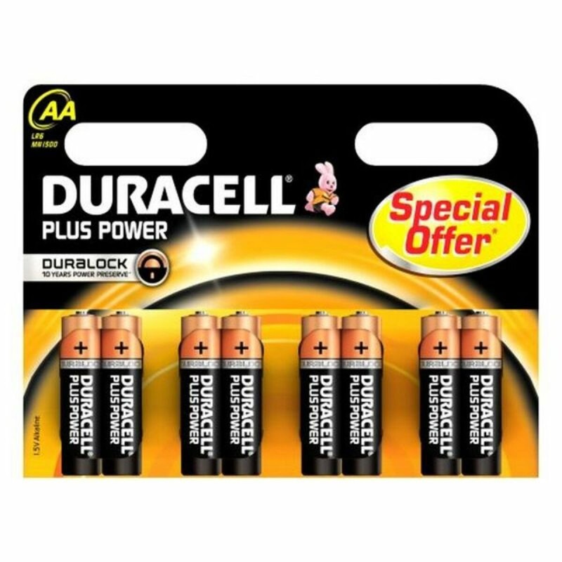 Piles Alcalines DURACELL Plus Power DURLR6P8B LR6 AA 1.5V (8 pcs) (AA) (LR6) - Acheter à 7,57 € seulement chez Collector's Bouti