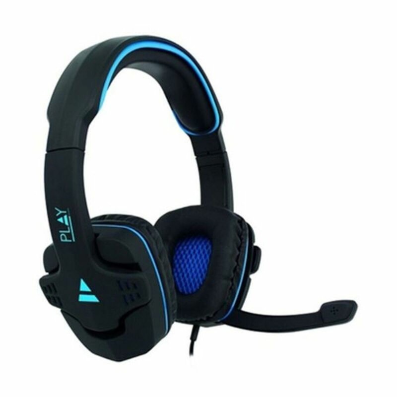 Casques avec Micro Gaming Ewent PL3320 Noir Bleu - Acheter à 18,41 € seulement chez Collector's Boutique