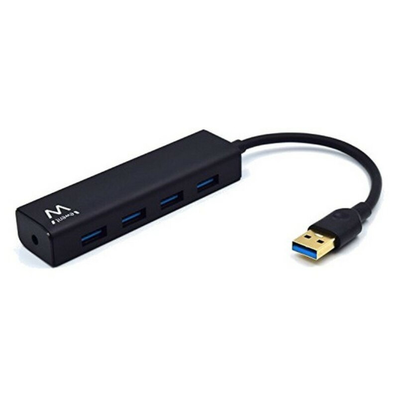 Hub USB Ewent EW1136 4 x USB 3.0 Noir - Acheter à 17,03 € seulement chez Collector's Boutique