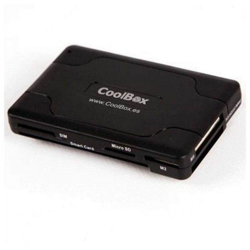 Lecteur de Cartes Intelligentes CoolBox CRE-065 USB 2.0 Noir - Acheter à 16,22 € seulement chez Collector's Boutique