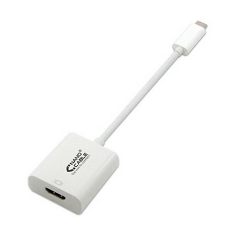 Adaptateur USB C vers HDMI NANOCABLE 10.16.4102 15 cm Blanc - Acheter à 14,09 € seulement chez Collector's Boutique