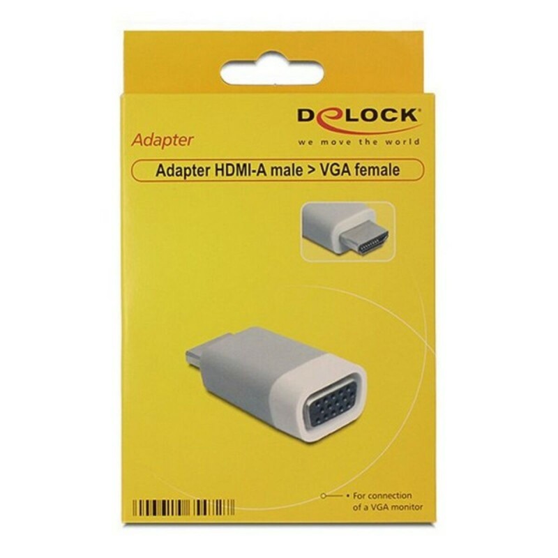 Adaptateur HDMI vers VGA DELOCK 65472 Blanc - Acheter à 20,34 € seulement chez Collector's Boutique