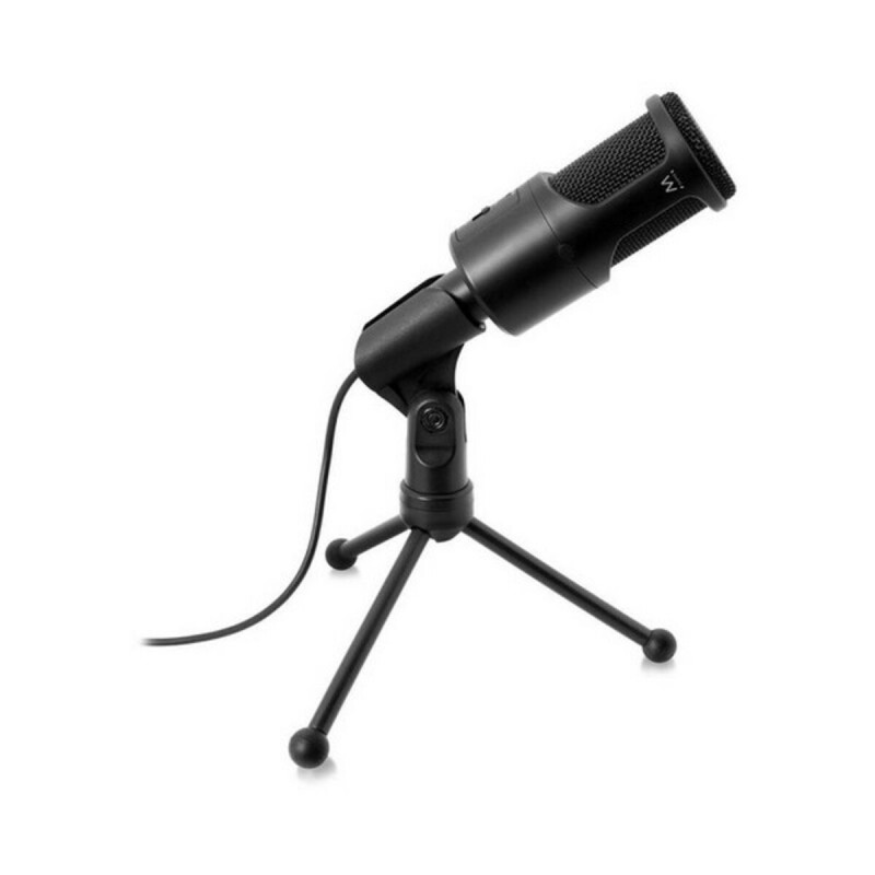 Microphone de Bureau Ewent EW3552 3.5 mm Noir - Acheter à 22,45 € seulement chez Collector's Boutique