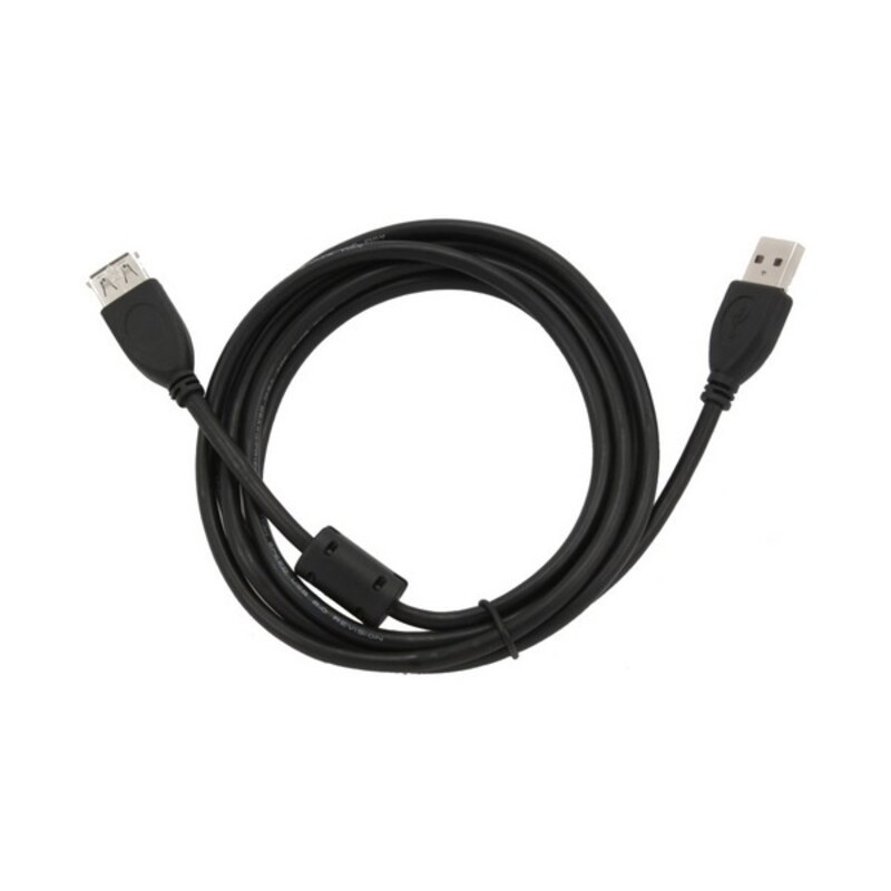 Câble USB GEMBIRD CCF-USB2-AMAF-6 1,8 m Noir - Acheter à 1,72 € seulement chez Collector's Boutique