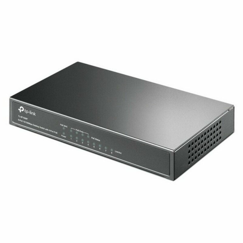 Commutateur Réseau de Bureau TP-Link TL-SF1008P RJ45 PoE 1.6 Gbps Noir - Acheter à 58,61 € seulement chez Collector's Boutique