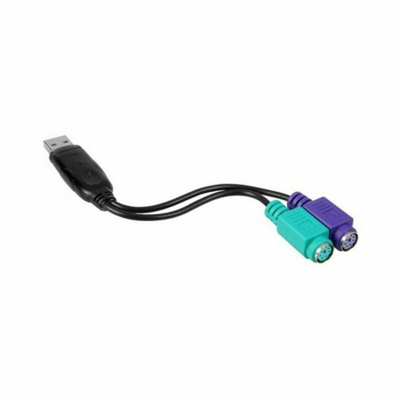 Adaptateur PS/2 vers USB NANOCABLE 10.03.0101 Noir - Acheter à 3,95 € seulement chez Collector's Boutique