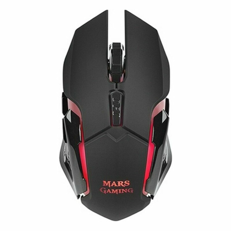 Souris Gaming avec LED Mars Gaming MMW 3200 dpi Noir - Acheter à 11,12 € seulement chez Collector's Boutique