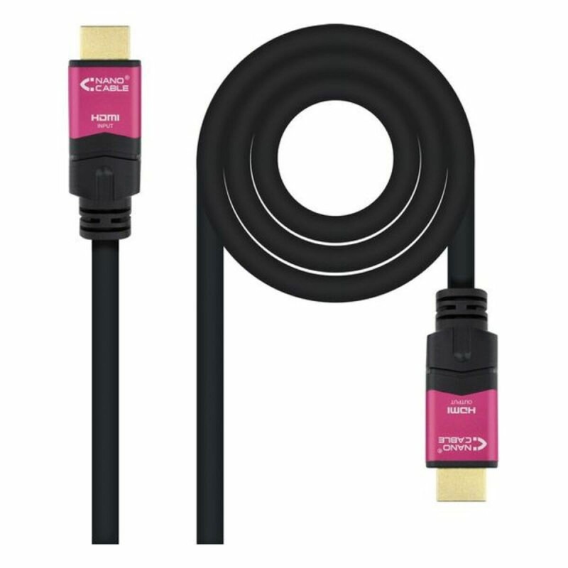 Câble HDMI NANOCABLE 10.15.3715 4K HDR 15 m Noir - Acheter à 48,24 € seulement chez Collector's Boutique