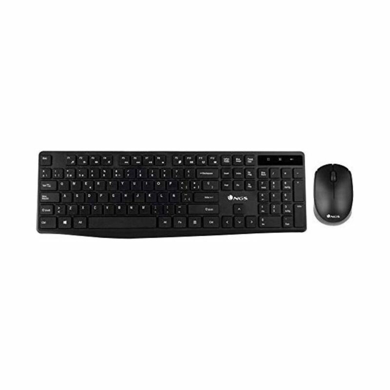 Clavier et souris sans fil NGS NGSWIRELESSSETALLUREKIT 1200 dpi 2.4 GHz Noir - Acheter à 23,08 € seulement chez Collector's Bout