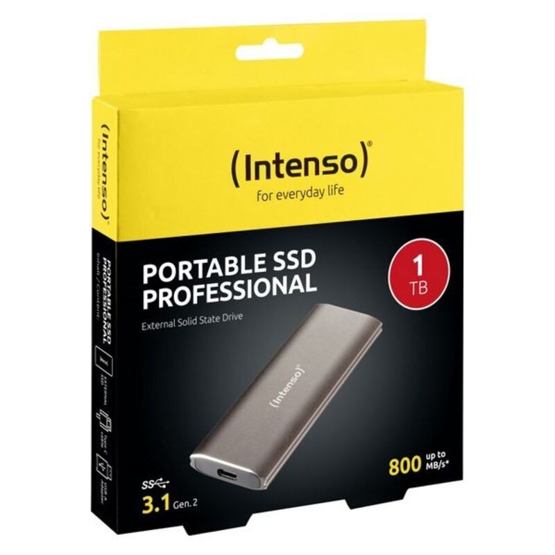 Disque Dur Externe INTENSO 3825460 1 TB SSD - Acheter à 125,69 € seulement chez Collector's Boutique