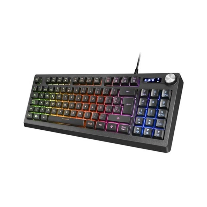 Clavier pour jeu Mars Gaming MKREVOES LED RGB Noir Singe (1 Pièce) - Acheter à 19,48 € seulement chez Collector's Boutique