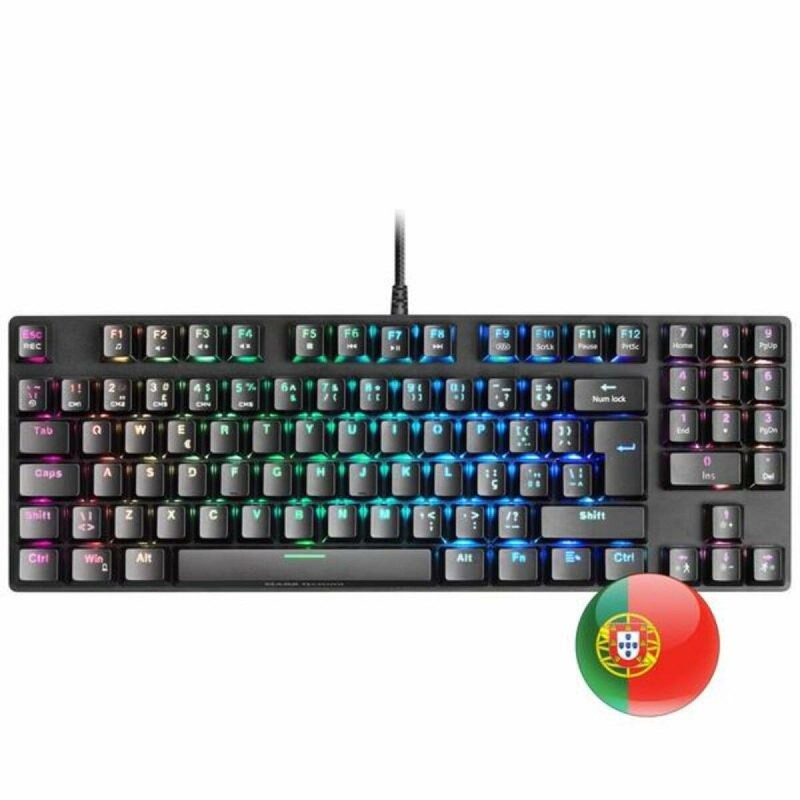 Clavier pour jeu Mars Gaming MKREVOPROBPT LED RGB PT Noir Singe (1 Pièce) - Acheter à 41,03 € seulement chez Collector's Boutiqu