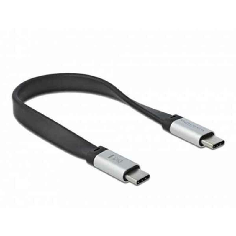 Câble USB-C vers USB-C DELOCK 85926 (0,22 m) - Acheter à 13,82 € seulement chez Collector's Boutique