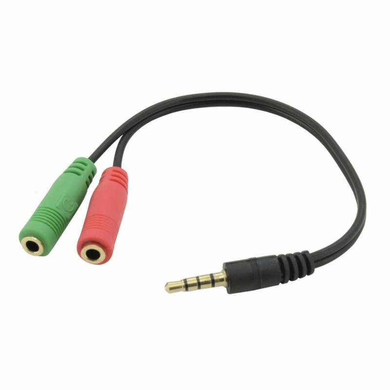 Adaptateur jack femelle ou mâle 3.5mm iggual IGG317280 Noir - Acheter à 1,36 € seulement chez Collector's Boutique