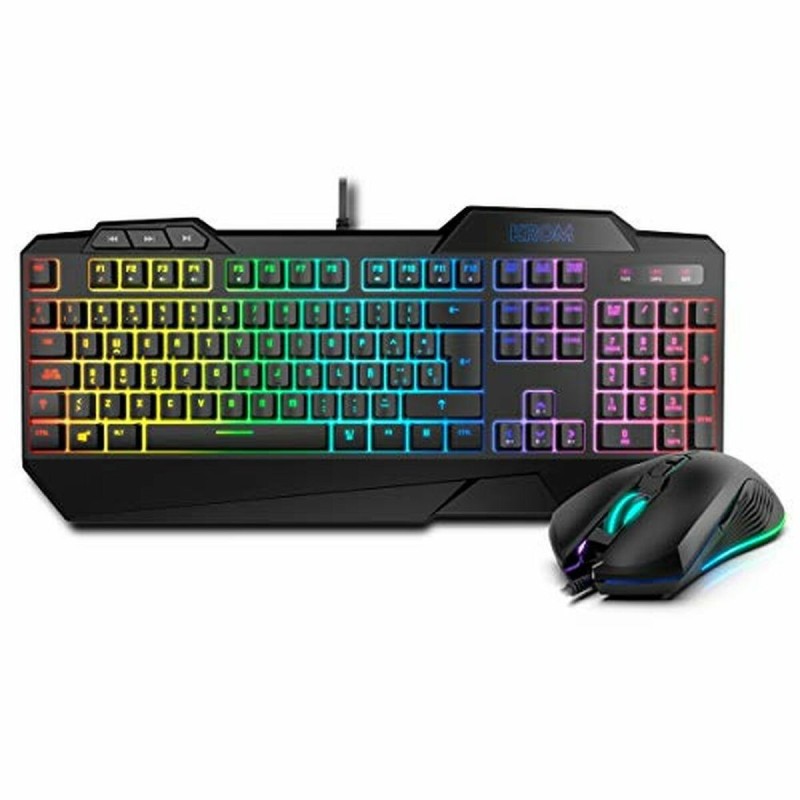 Clavier et Souris Gaming Krom NXKROMKRSHRSP RGB - Acheter à 43,81 € seulement chez Collector's Boutique