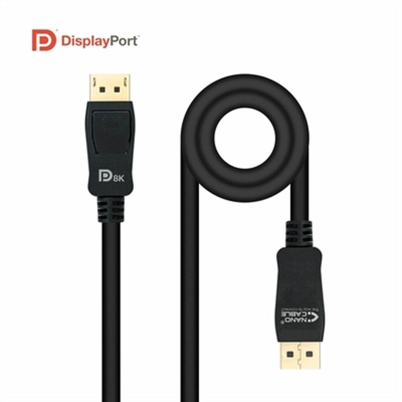 Câble DisplayPort NANOCABLE 10.15.2501-L150 (1,5 m) - Acheter à 7,20 € seulement chez Collector's Boutique