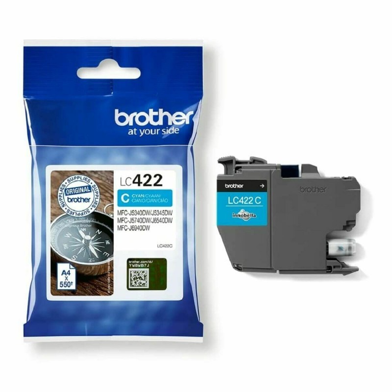 Cartouche d'encre originale Brother LC-422BK Cyan - Acheter à 18,10 € seulement chez Collector's Boutique