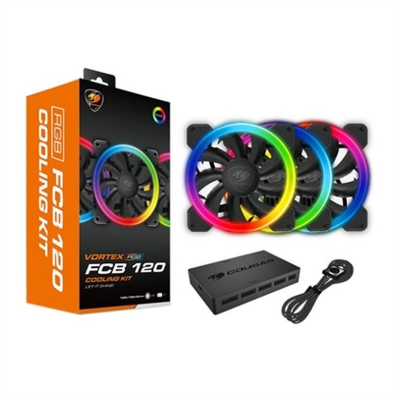 Ventillateur de cabine Cougar Vortex RGB FCB 120 - Acheter à 55,20 € seulement chez Collector's Boutique