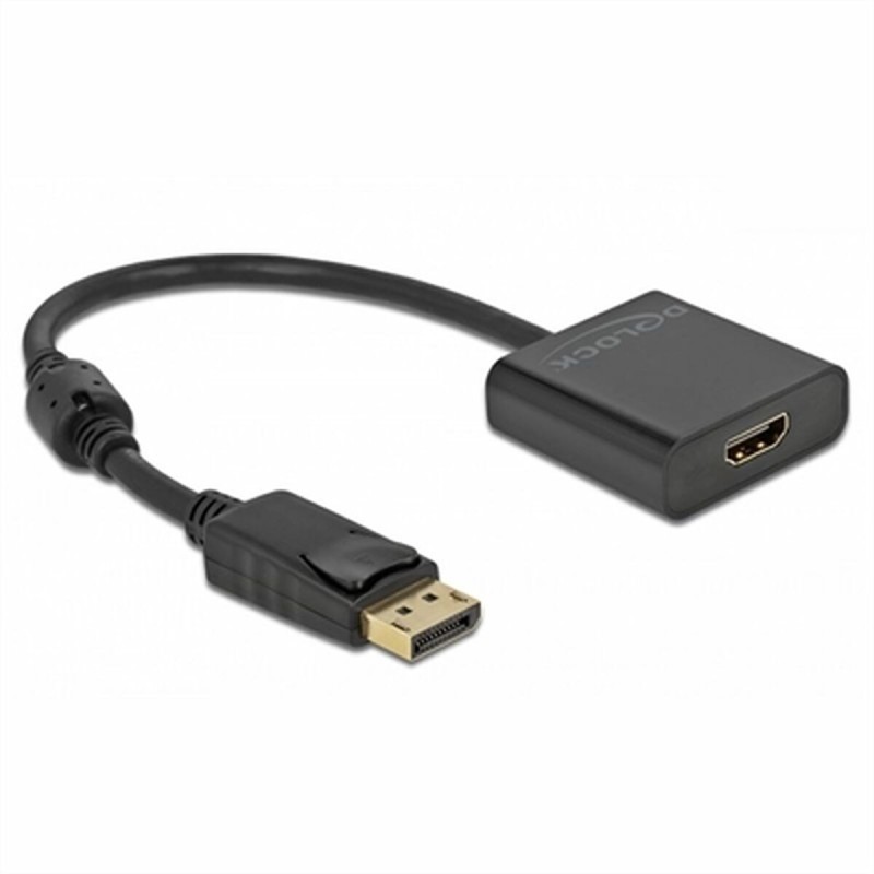 Adaptateur DisplayPort vers HDMI DELOCK 63585 Noir - Acheter à 20,54 € seulement chez Collector's Boutique