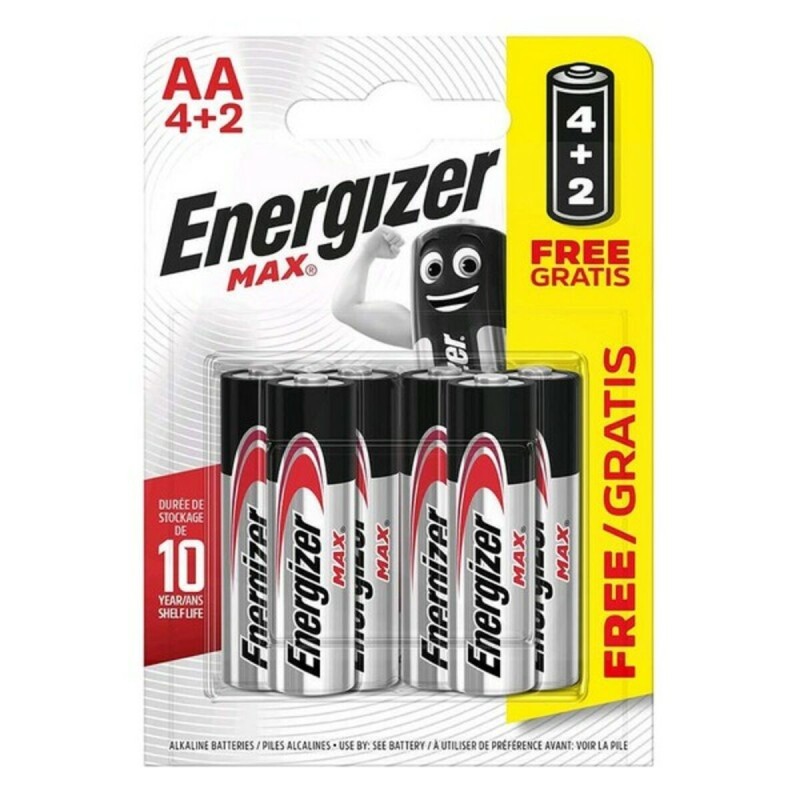 Batteries Max Power Energizer LR06 AA (6 uds) - Acheter à 5,22 € seulement chez Collector's Boutique