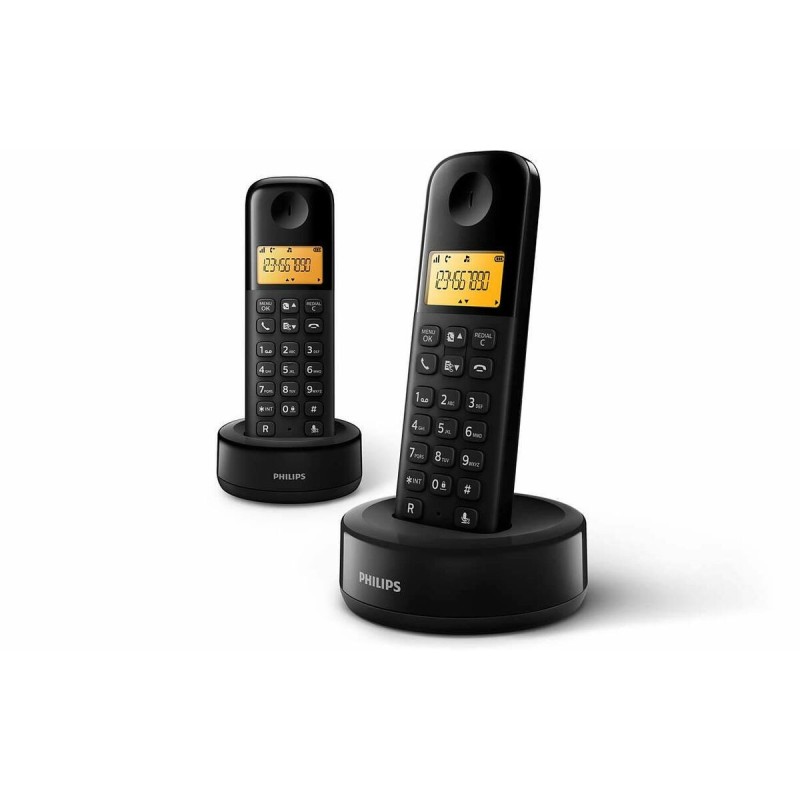 Téléphone fixe Philips D1602B/01 Noir (Reconditionné B) - Acheter à 36,78 € seulement chez Collector's Boutique