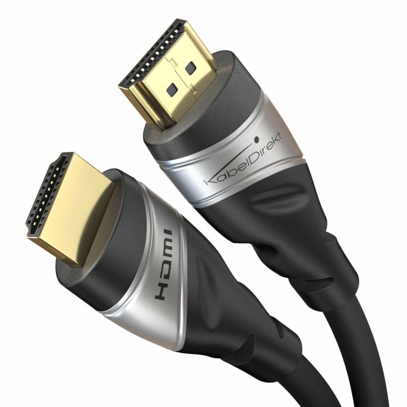 Câble HDMI KabelDirekt 1270 Noir 1 m (Reconditionné A+) - Acheter à 12,76 € seulement chez Collector's Boutique