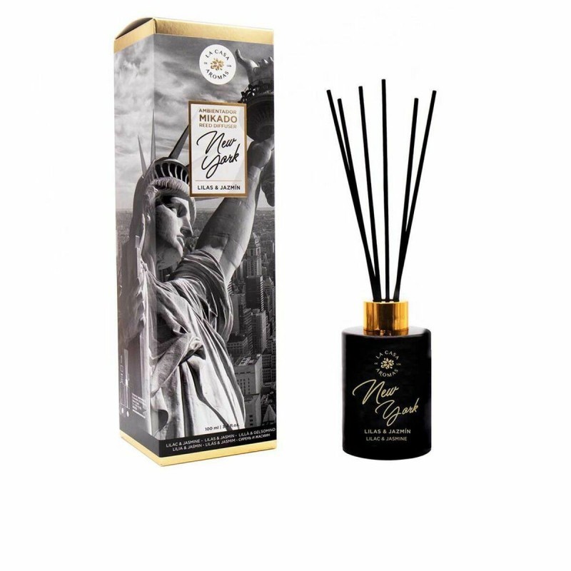 Bâtonnets Parfumés La Casa de los Aromas New York Lila Jasmin (100 ml) - Acheter à 10,74 € seulement chez Collector's Boutique